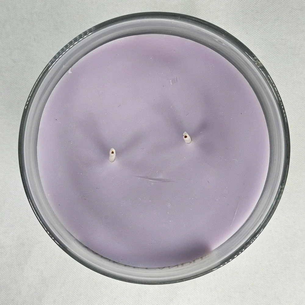 Yankee Candle Simply Home Silver Lavender 2-Wick Scented Jar Candle 10 oz NEW